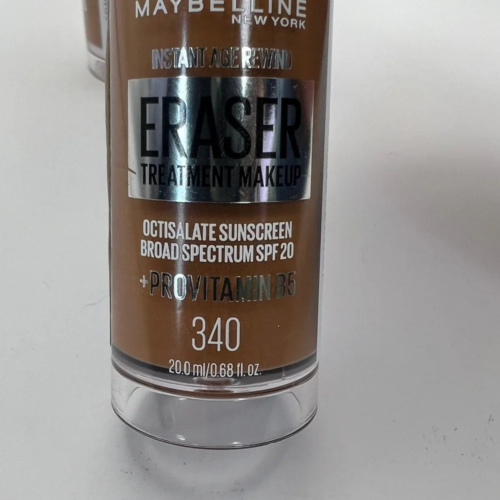 Maybelline Instant Age Rewind Eraser Treatment Makeup SPF 20 Shade 340 2-Pack